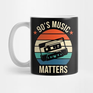 90's Music Matters Cassette tape Mug